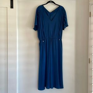 Ann Taylor Dress with flutter type sleeves